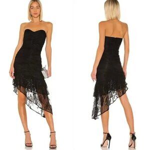 Lovers and Friends Eleanora Dress in Black Medium